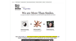 Desktop Screenshot of morethansmiles.org